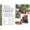 Fioriera - DEROMA - Origin - 18 L - Grigio