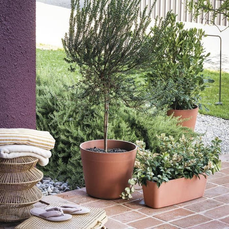 Vaso per fiori - DEROMA - Origin - 9,6 L - Terracotta