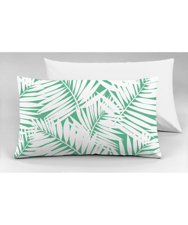 Completo letto lenzuola federe bifaccia double face stampa digitale in cotone made in italy  FELCI/BIANCO