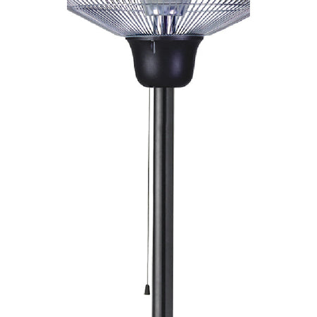 VESUVIO Stufa Elettrica Alogena a Fungo Potenza 1500W Basso Consumo e Alta Efficienza Protezione IP34 Spegnimento Automatico