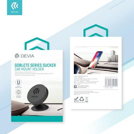 DEVIA SUPPORTO SMARTPHONE DA AUTO ADESIVO E MAGNETICO REGOLABILE