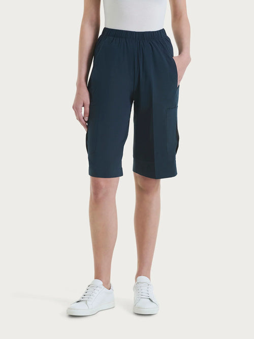 Ragno Pantalone Bermuda Cargo da Donna in Super Fresh DH15P1 2504S38