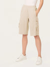 Ragno Pantalone Bermuda Cargo da Donna in Super Fresh DH15P1 2504S38