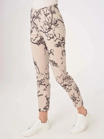 Ragno Pantalone da Donna a sigaretta cropped in Digital Compact DH40PY S58 - Passarelli Biancheria