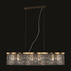 Lampadario Contemporaneo Dune Metallo Oro 6 Luci