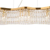 Lampadario Contemporaneo Dune Metallo Oro 6 Luci