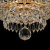 Lampadaro Contemporaneo Bella Metallo Oro 8 Luci Diffusori Metallo