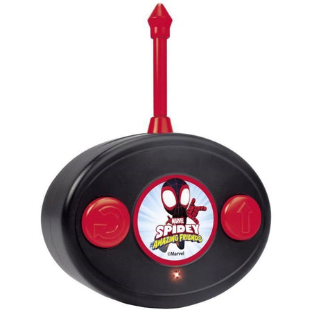 Marvel - Coche Teledirigido - 17cm - Figura incluida - A partir de 3 aos