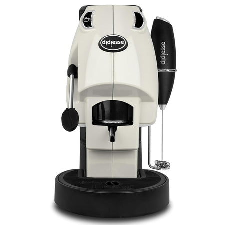 DIDIESSE BABY FROG COFFEE AND TEA (AVORIO) - MACCHINA DA CAFFE'' CON FRULLINO E DOPPIO PORTACIALDA - 450W