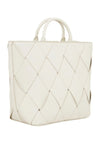 calvin klein BORSA CK WOVEN MEDIUM TOTE da donna