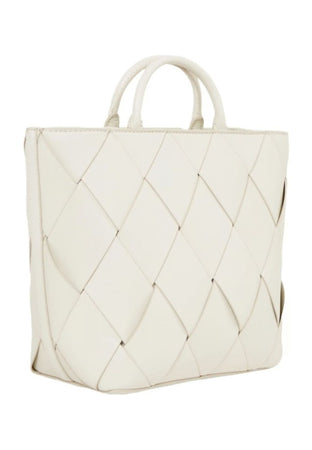 calvin klein BORSA CK WOVEN MEDIUM TOTE da donna