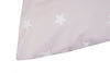 Set copripiumino federe letto 100% cotone stampa digitale STELLA ROSA/STELLINE
