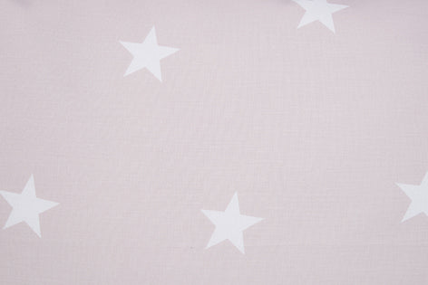 Set copripiumino federe letto 100% cotone stampa digitale STELLA ROSA/STELLINE