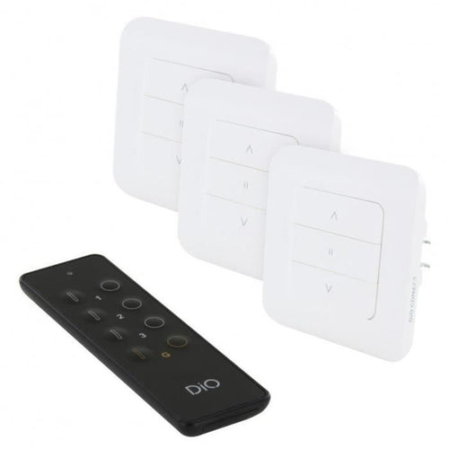 Kit di 3 interruttori per tapparelle e telecomando - DIO CONNECT - REV-KIT-04