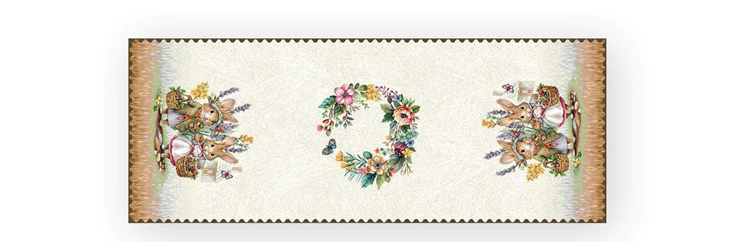 Runner pasquale in gobelin 45×140 cm – Dis. Pasqua 1 Vingi