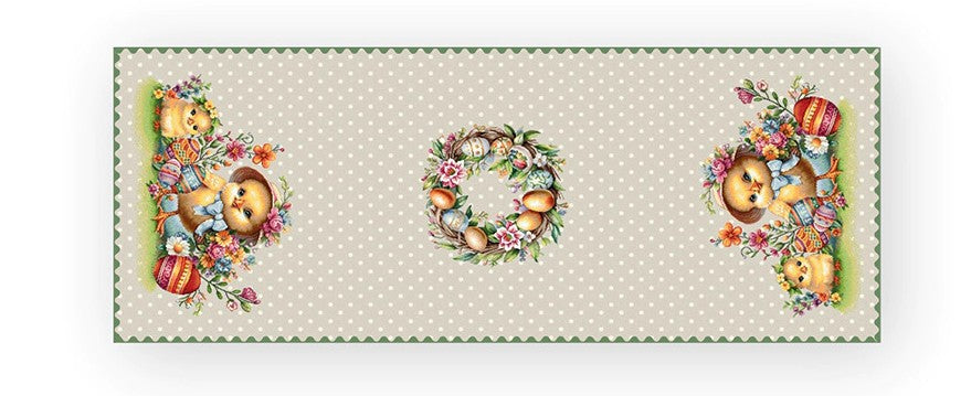 Runner pasquale in gobelin 45×140 cm – Dis. Pasqua 2 Vingi
