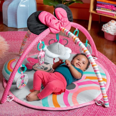 Tappeto gioco Disney Baby MINNIE MOUSE - BRIGHT STARTS - Forever Besties - Con musica e luci - Rosa - Neonati e altro