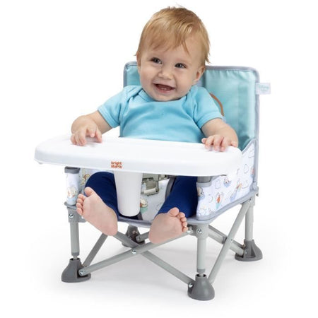 DISNEY BABY rialzo per sedia Winnie the Pooh, rialzo per sedia Pop 'n Sit, da interno, da esterno, pratico e compatto, pieghevole velocemente,