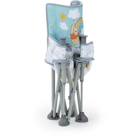 DISNEY BABY rialzo per sedia Winnie the Pooh, rialzo per sedia Pop 'n Sit, da interno, da esterno, pratico e compatto, pieghevole velocemente,