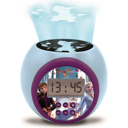THE SNOW QUEEN Funzione timer sveglia con proiettore LEXIBOOK