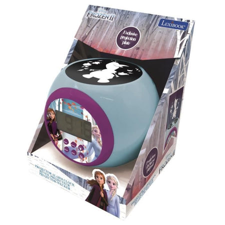 THE SNOW QUEEN Funzione timer sveglia con proiettore LEXIBOOK