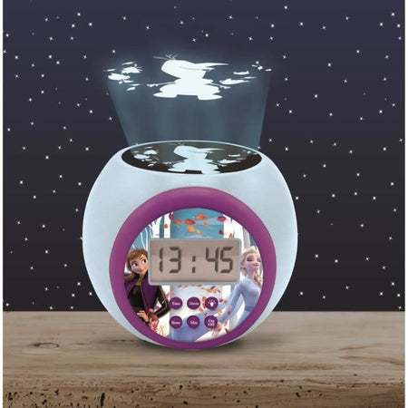 THE SNOW QUEEN Funzione timer sveglia con proiettore LEXIBOOK