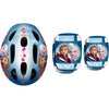 Casco combinato THE QUEEN OF SNOW II + supporto per ginocchio + protezioni per gomiti - misura 50-56 cm