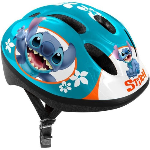 Casco sportivo - DISNEY - STITCH - Taglia S - Circonferenza testa regolabile 53/56cm - Ventilazione e schiuma interna per un maggior comfort