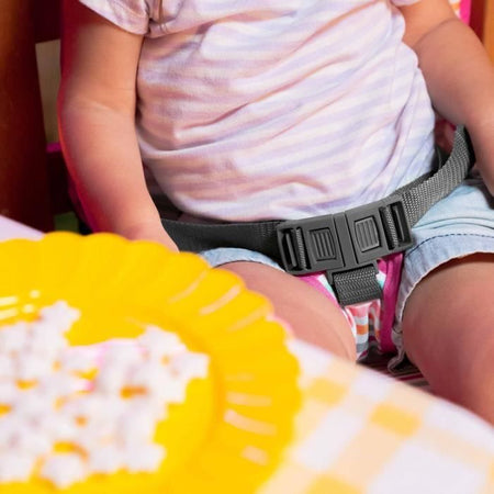 DISNEY BABY rialzo per sedia Minnie Mouse, rialzo Pop 'n Sit, per interni ed esterni, pratico e compatto, chiusura rapida, rosa