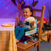 DISNEY BABY rialzo per sedia Topolino, rialzo Pop 'n Sit, per interni ed esterni, pratico e compatto, chiusura rapida, blu