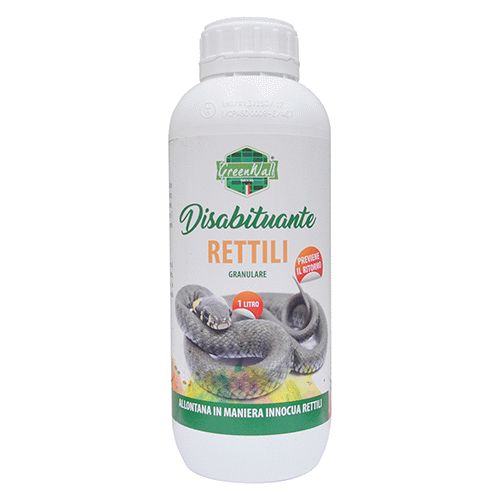 Disabituante granulare per serpenti barriera repellente naturale Rettili 1 Lt