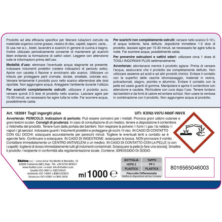 Disgorgante Togli Ingorghi Plus Ml 1000