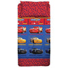 Completo lenzuola letto 1 piazza in cotone disney stampa cars