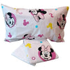 Completo lenzuola letto 1 piazza in cotone disney stampa minnie