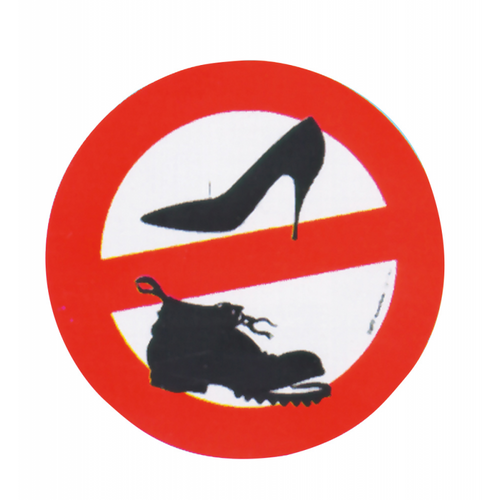 Divieto Scarpe