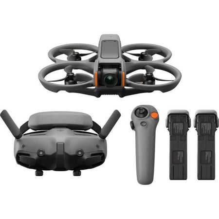 Pacchetto Drone - DJI - Avata 2 + Stabilizzatore RC Motion 3 + Cuffie Googles 3 + 3 batterie