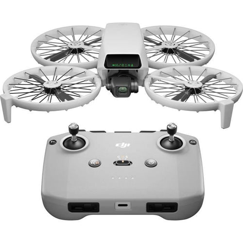 Drone con cámara - DJI - Flip (GL) - Protector de hélice plegable - Seguimiento por IA - CMOS 1/1.3 - HDR 4K/60 fps - 31 min de vuelo