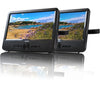 Lettore DVD portatile DJIX PVS906-50SM 9 - Doppio schermo - Durata della batteria 2 ore - Nero