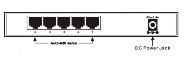 D-LINK SWITCH 5 PORTE GIGABIT SOHO