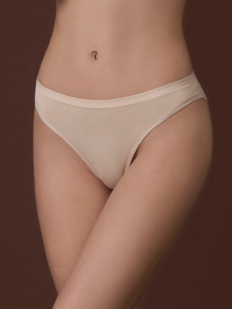 Ragno 2 Slip Brasil da Donna in cotone elasticizzato extra fine - beYOUtiful DM05BM 2410S110