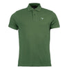 BARBOUR polo uomo barbour - tartan pique polo - verde da uomo