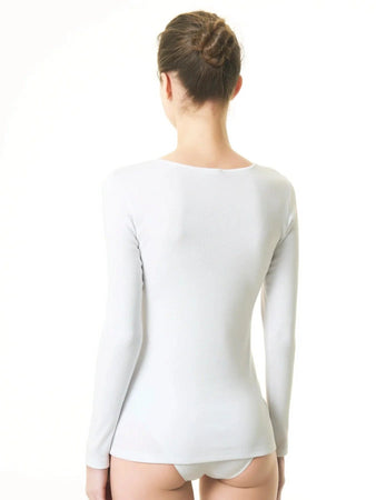 Ragno Maglia Intima Donna Maniche Lunghe Thermo Cotton DM43A9 S18 - Passarelli Biancheria