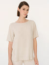 Ragno Blusa da Donna a maniche corte in Ecoseta DM64S7 S