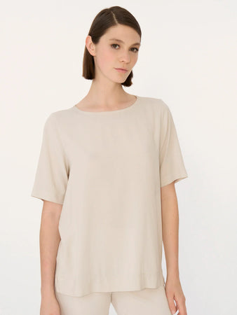 Ragno Blusa da Donna a maniche corte in Ecoseta DM64S7 S