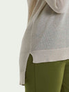 Ragno Maglia con scollo a V e manica lunga in Crêpe Lurex DN05M2 2504S38