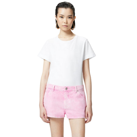 Pinko t-shirt donna pinko - bussolotto t-shirt jersey - bianco da donna