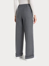 Ragno Pantalone Invernale da Donna ampio con tasche in Compact DO16PE 2411S74
