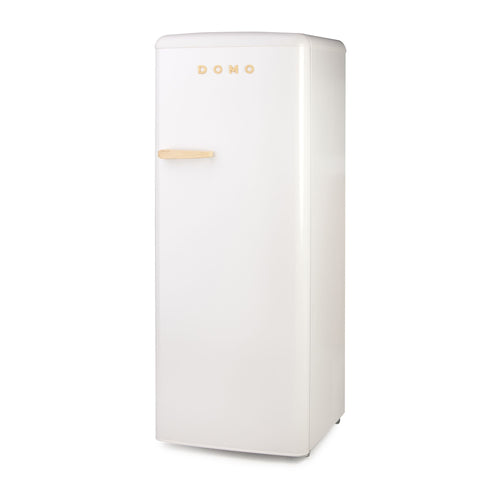 DOMO Frigorifero Mono Porta Retro' Vintage DO91709R Bianco 144 cm CL. D