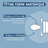 Ciucciuccio anatomico duo - DODIE - 0/2 mesi - Tartaruga