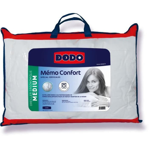 DODO - Cuscino comfort Memo - 40 x 55 cm - Bianco